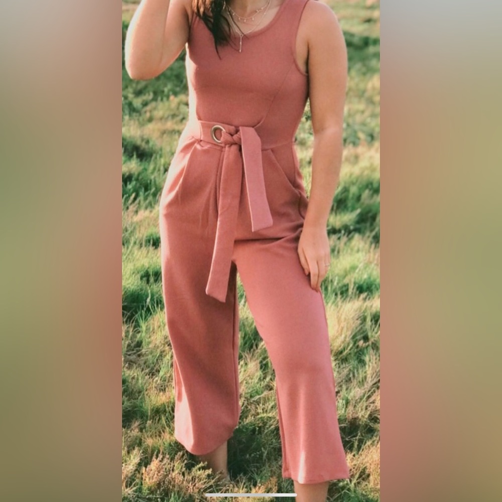 Pink jumpsuit